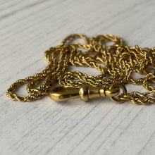 Charger l'image dans la galerie, Victorian 9ct Gold 37" Long Guard Chain