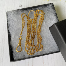 Charger l'image dans la galerie, Victorian 9ct Gold 37" Long Guard Chain