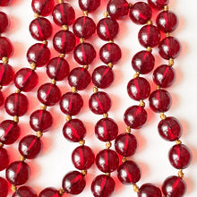 Carica l'immagine nel visualizzatore di Gallery, Antique Art Deco Cherry Amber Bead Necklace - 40" Long