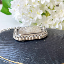 Charger l'image dans la galerie, Victorian Aesthetic Engraved Swallow Sterling Silver Necklace