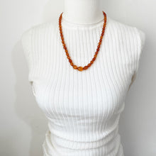 Lade das Bild in den Galerie-Viewer, Vintage 22" Natural Baltic Amber Faceted Bead Necklace