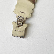 Carica l'immagine nel visualizzatore di Gallery, Art Deco Pink Guilloche Enamel Sterling Silver Bracelet