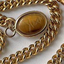 Carica l'immagine nel visualizzatore di Gallery, Antique Victorian 18ct Rolled Gold Double Albert Chain & Fob