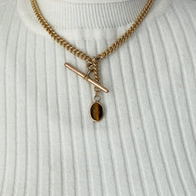 Carica l'immagine nel visualizzatore di Gallery, Antique Victorian 18ct Rolled Gold Double Albert Chain & Fob