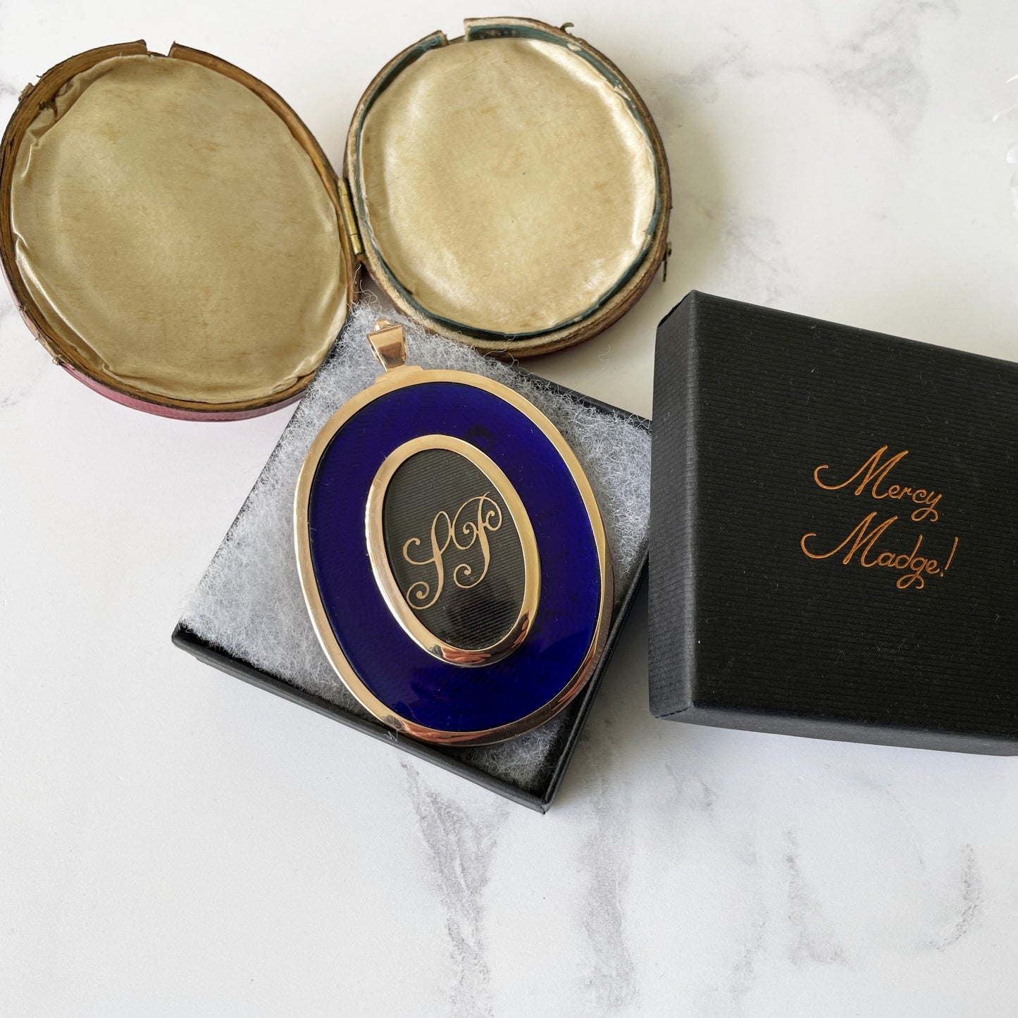 Antique Georgian 18ct Gold Portrait Miniature Locket