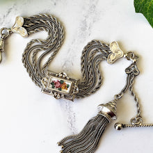 Cargar imagen en el visor de la galería, Antique Victorian Silver Albertina Bracelet