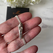Carica l'immagine nel visualizzatore di Gallery, Vintage Sterling Silver Nuvo Sarcophagus Charm/Pendant On Chain