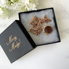 Charger l'image dans la galerie, Victorian 9ct Gold Double Albert Pocket Watch Chain & Spinner Fob