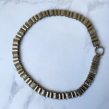 Carica l'immagine nel visualizzatore di Gallery, Victorian Engraved German Silver Book Chain Necklace