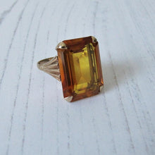 Charger l'image dans la galerie, 12 Carat Madeira Citrine Ring, 9ct Rose Gold. - MercyMadge