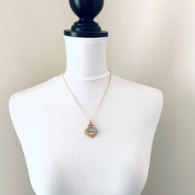 Cargar imagen en el visor de la galería, Antique Gold Gilt Compass Pendant Fob - MercyMadge