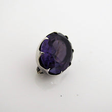 Cargar imagen en el visor de la galería, Antique Charles Horner Silver & Amethyst Brooch - MercyMadge