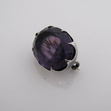 Cargar imagen en el visor de la galería, Antique Charles Horner Silver & Amethyst Brooch - MercyMadge