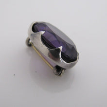 Cargar imagen en el visor de la galería, Antique Charles Horner Silver & Amethyst Brooch - MercyMadge