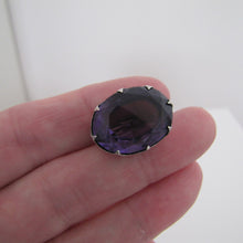Cargar imagen en el visor de la galería, Antique Charles Horner Silver & Amethyst Brooch - MercyMadge