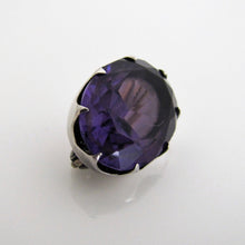Cargar imagen en el visor de la galería, Antique Charles Horner Silver & Amethyst Brooch - MercyMadge