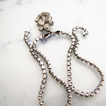 Cargar imagen en el visor de la galería, 1930s Art Deco Crystal Rhinestone Necklace. - MercyMadge