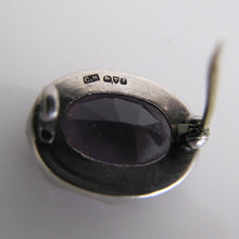 Cargar imagen en el visor de la galería, Antique Charles Horner Silver & Amethyst Brooch - MercyMadge