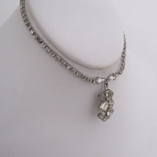 Cargar imagen en el visor de la galería, 1930s Art Deco Crystal Rhinestone Necklace. - MercyMadge