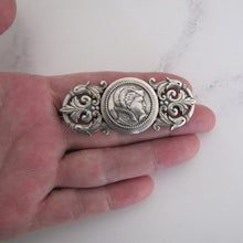 Lade das Bild in den Galerie-Viewer, Large Scottish Silver Antique Brooch, Mary Queen Of Scots - MercyMadge