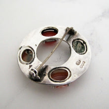 Charger l'image dans la galerie, Scottish Silver & Agate Celtic Brooch, Robert Allison, Edinburgh 1960. - MercyMadge