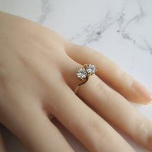 Load image into Gallery viewer, Vintage Toi Et Moi Engagement Ring - MercyMadge