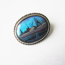 Charger l'image dans la galerie, 1930s Art Deco Butterfly Wing Silver Brooch - MercyMadge