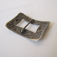 Charger l'image dans la galerie, Antique Arts and Crafts Silver Buckle, Art Nouveau 1902 - MercyMadge