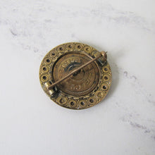 Cargar imagen en el visor de la galería, Antique French Paste Portrait Brooch, Georgian Lady - MercyMadge