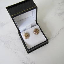 Cargar imagen en el visor de la galería, Victorian 9ct Gold Target Earrings. - MercyMadge