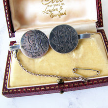 Cargar imagen en el visor de la galería, Victorian Silver AEI Coin Brooch - MercyMadge