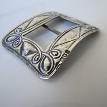 Charger l'image dans la galerie, Antique Arts and Crafts Silver Buckle, Art Nouveau 1902 - MercyMadge