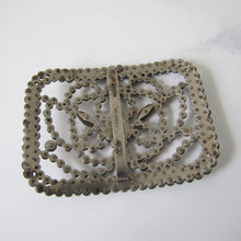 Charger l'image dans la galerie, Antique Cut Steel French Buckle. - MercyMadge