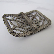 Charger l'image dans la galerie, Antique Cut Steel French Buckle. - MercyMadge