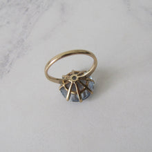 Charger l'image dans la galerie, 1960's 10 Carat Topaz Solitaire Dress Ring, 9ct Gold. - MercyMadge