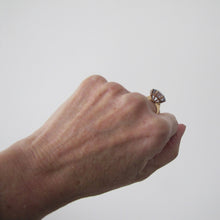 Charger l'image dans la galerie, 1960's 10 Carat Topaz Solitaire Dress Ring, 9ct Gold. - MercyMadge
