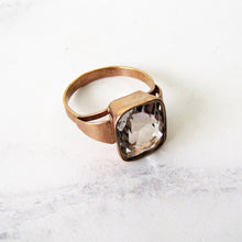 Load image into Gallery viewer, Gents 1940's Rose Gold & Spinel Russian Ring. - MercyMadge