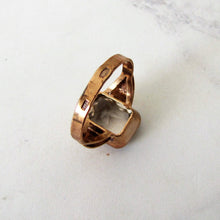 Load image into Gallery viewer, Gents 1940's Rose Gold & Spinel Russian Ring. - MercyMadge