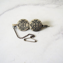 Cargar imagen en el visor de la galería, Victorian Silver AEI Coin Brooch - MercyMadge