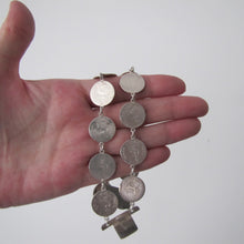 Charger l'image dans la galerie, Victorian Maundy Money Silver Coin Bracelet - MercyMadge