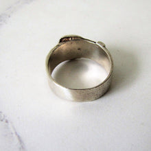 Load image into Gallery viewer, Engraved Scottish Silver Celtic Buckle Ring - MercyMadge