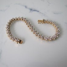 Load image into Gallery viewer, Vintage 14ct Gold Diamond Cluster Bracelet & Appraisal - MercyMadge