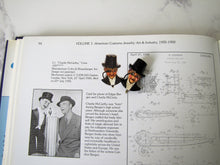 Charger l'image dans la galerie, 1930s Novelty Brooch, Rare Coro Fur Clip, Charlie McCarthy Mechanical Pin. - MercyMadge