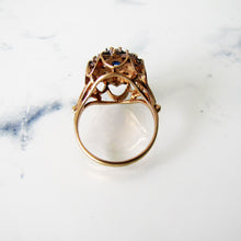Cargar imagen en el visor de la galería, 1970's 9ct Gold Sapphire & White Spinel Ring - MercyMadge