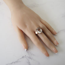 Load image into Gallery viewer, Gents 1940's Rose Gold & Spinel Russian Ring. - MercyMadge