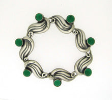 Cargar imagen en el visor de la galería, 1950's Modernist Silver Bracelet, Gerardo Lopez, Taxco, Mexico. - MercyMadge