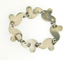 Cargar imagen en el visor de la galería, 1950's Modernist Silver Bracelet, Gerardo Lopez, Taxco, Mexico. - MercyMadge