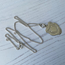 Charger l'image dans la galerie, Art Deco Sterling Silver Engraved Pendant Fob