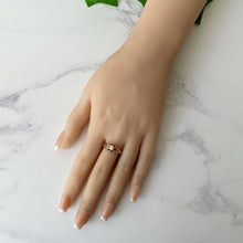 Cargar imagen en el visor de la galería, Victorian 18ct Gold & Diamond Belcher Ring, Hallmarked London 1897. Antique Old European Cut 0.25ct Diamond Solitaire Ring. Yellow Gold Ring