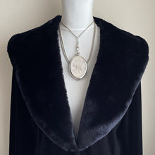 Charger l'image dans la galerie, Antique Edwardian Silver Locket Compact. Very Large Chatelaine Locket. Engraved Monogram. Layering Necklace Pendant With Mirror